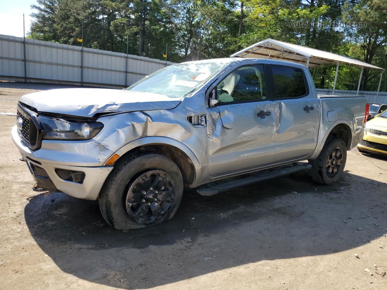 2020 Ford Ranger Xl Silver vin: 1FTER4EHXLLA56158