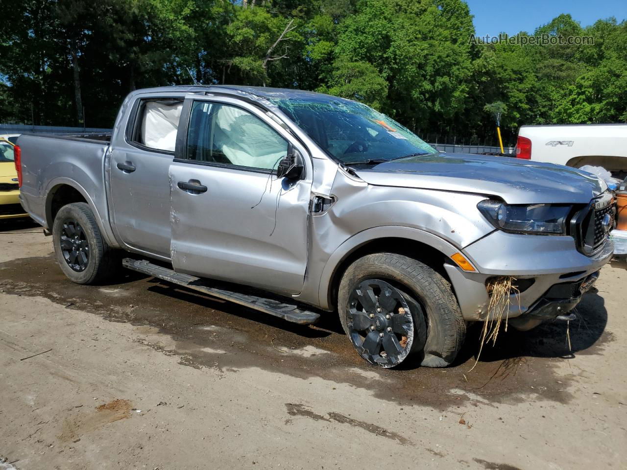 2020 Ford Ranger Xl Silver vin: 1FTER4EHXLLA56158