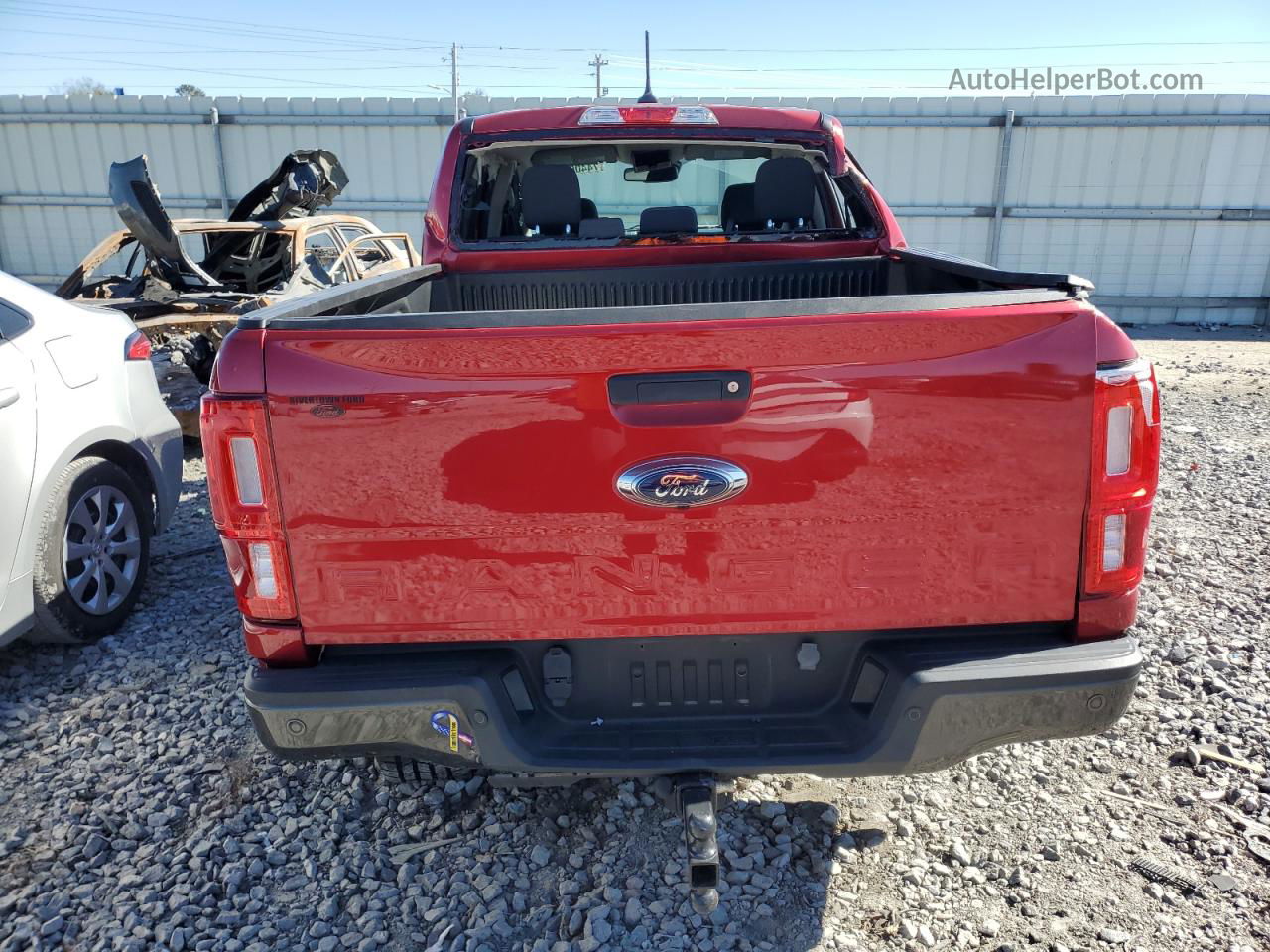 2020 Ford Ranger Xl Red vin: 1FTER4EHXLLA83957