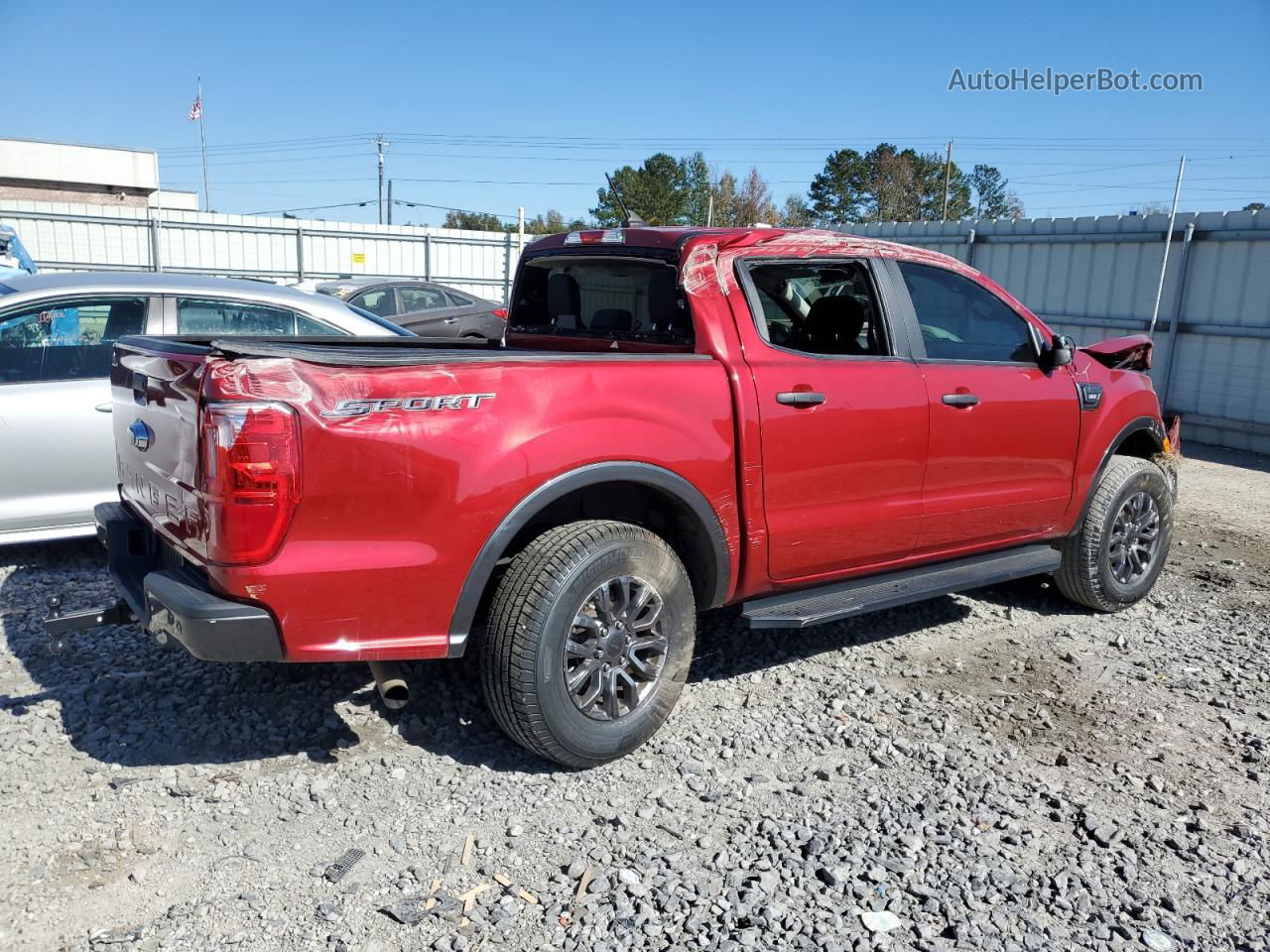 2020 Ford Ranger Xl Red vin: 1FTER4EHXLLA83957