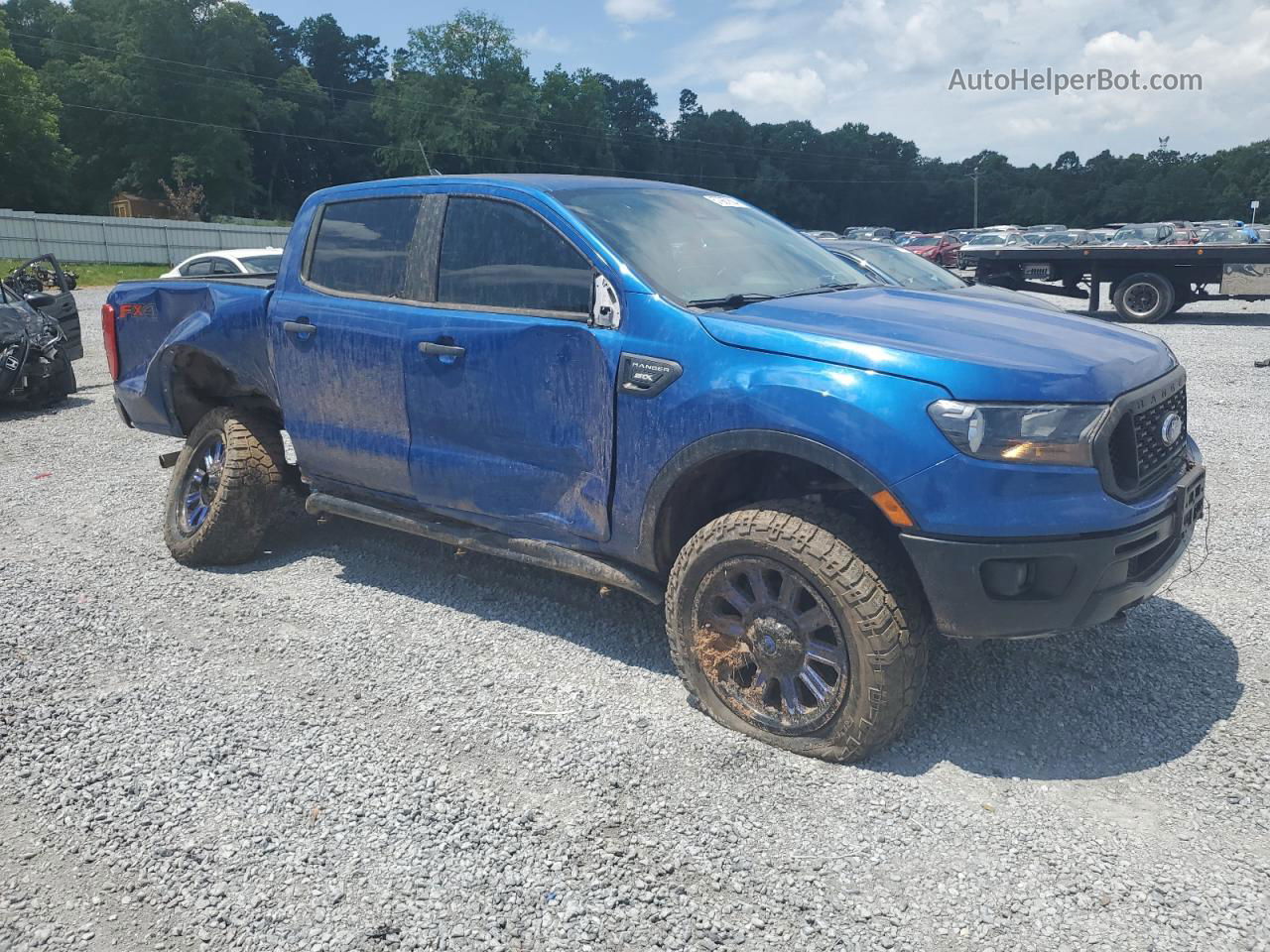 2019 Ford Ranger Xl Синий vin: 1FTER4FH0KLA11775