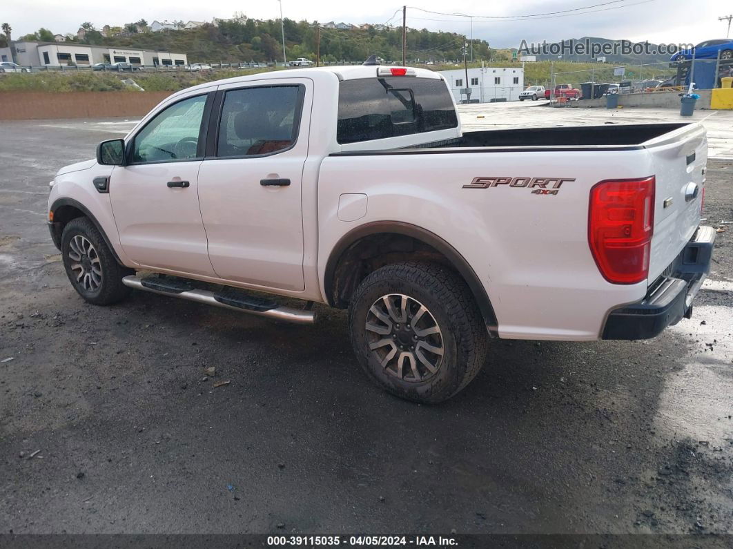 2019 Ford Ranger Xlt White vin: 1FTER4FH0KLA13381