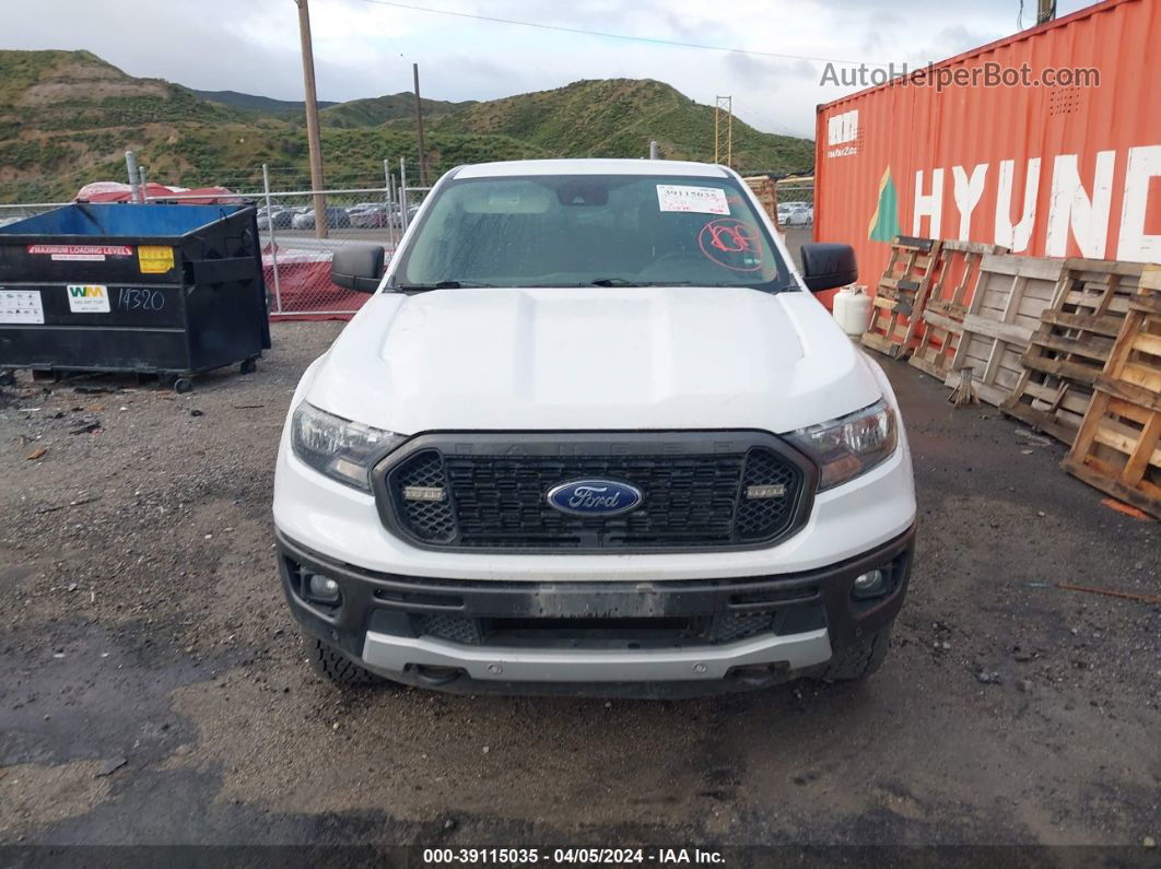 2019 Ford Ranger Xlt White vin: 1FTER4FH0KLA13381