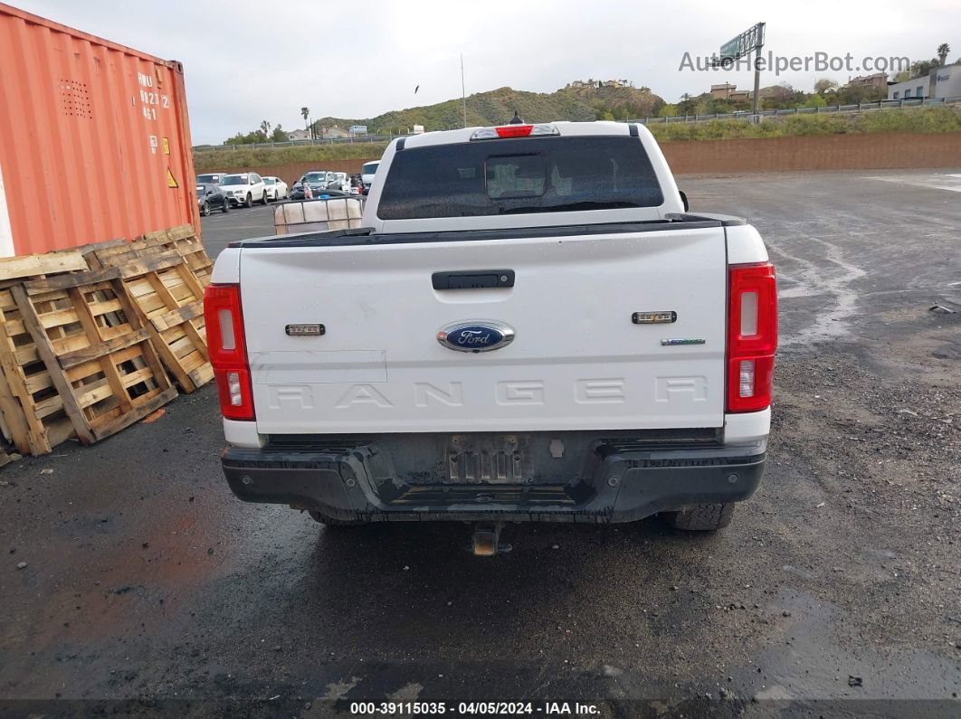 2019 Ford Ranger Xlt White vin: 1FTER4FH0KLA13381