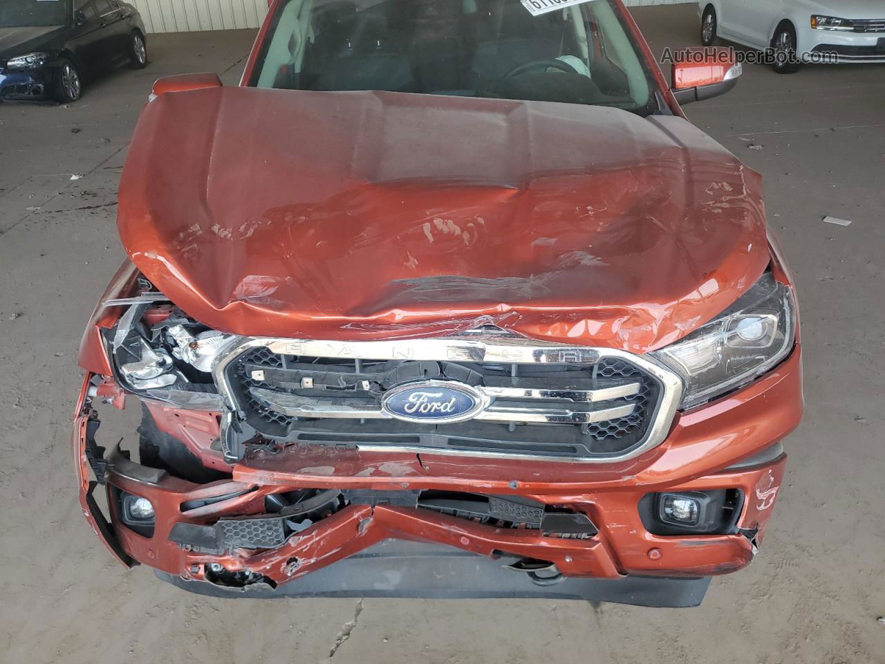 2019 Ford Ranger Xl Red vin: 1FTER4FH0KLA24803