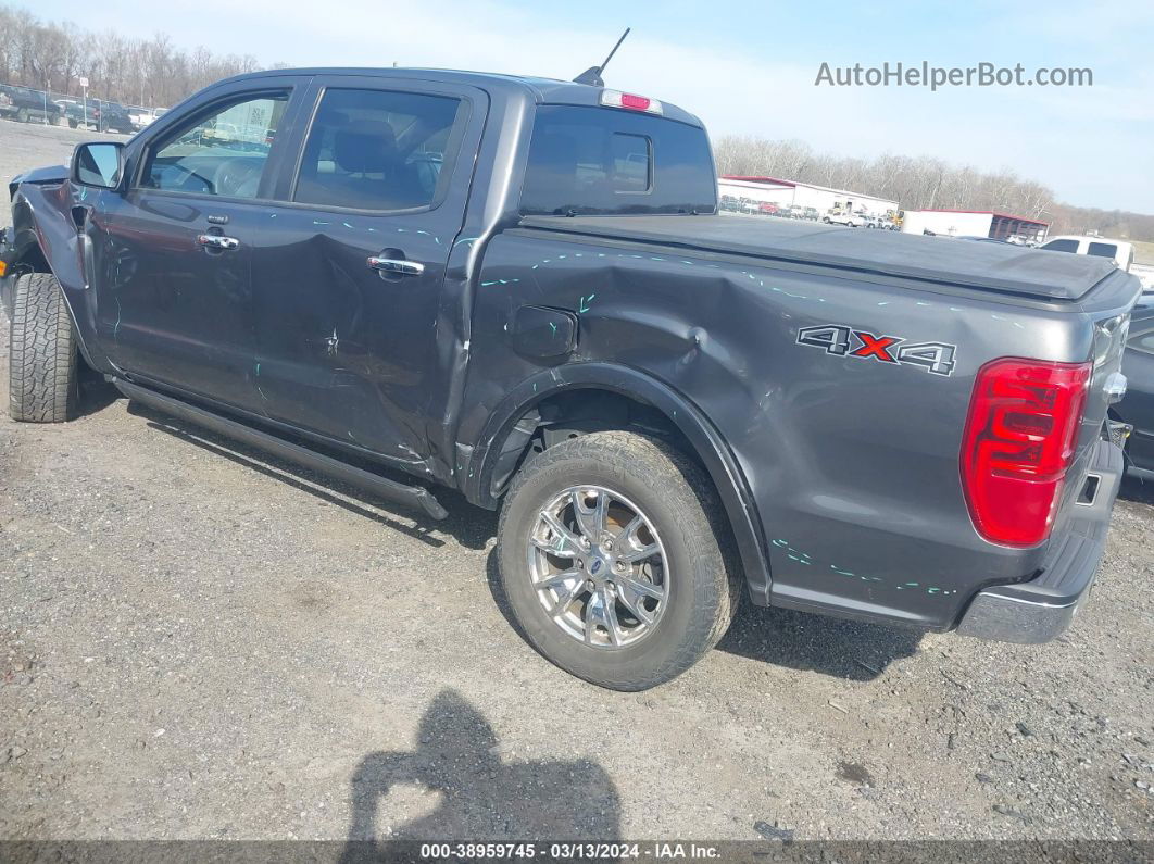 2019 Ford Ranger Lariat Gray vin: 1FTER4FH0KLA32433