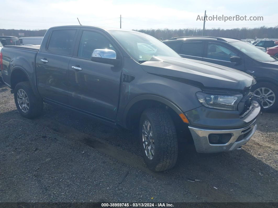 2019 Ford Ranger Lariat Gray vin: 1FTER4FH0KLA32433