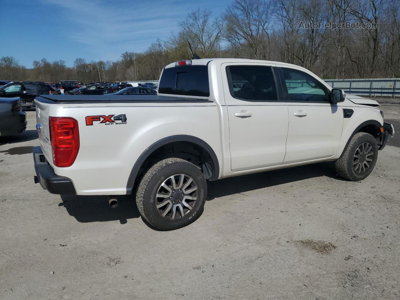 2019 Ford Ranger Xl White vin: 1FTER4FH0KLA44534