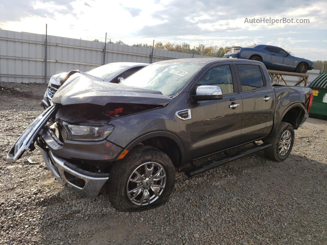 2019 Ford Ranger Xl Gray vin: 1FTER4FH0KLA62841