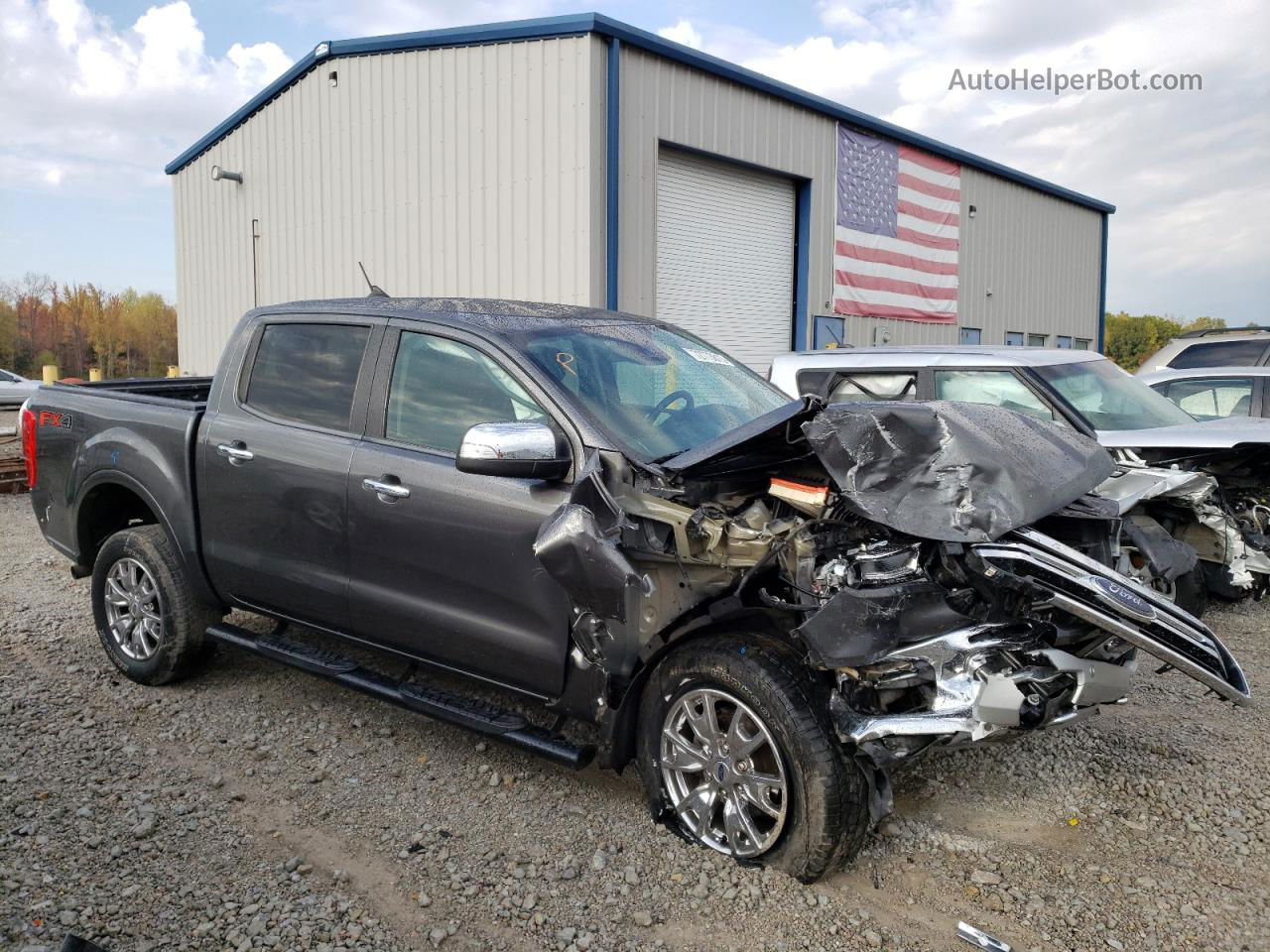 2019 Ford Ranger Xl Gray vin: 1FTER4FH0KLA62841