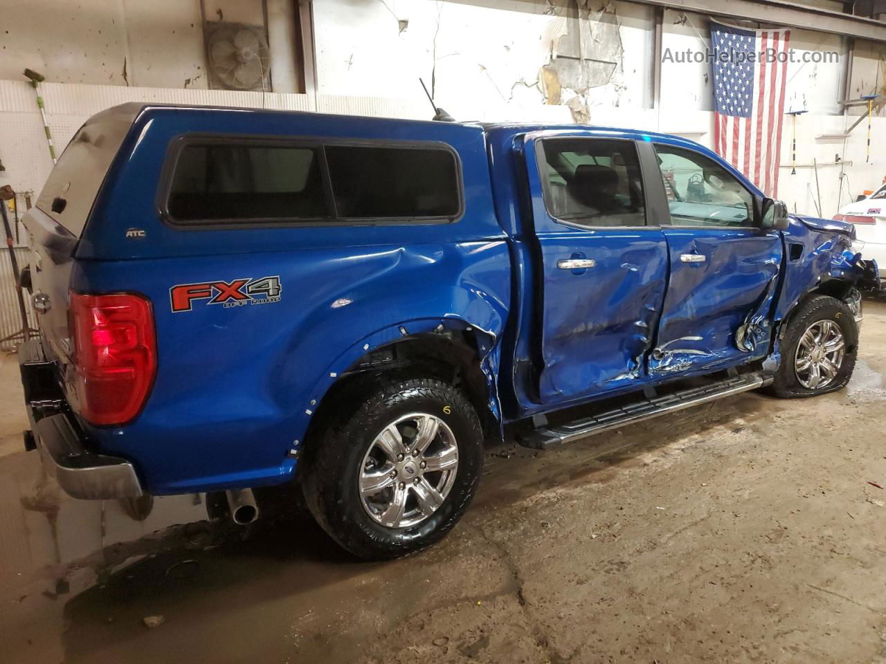 2019 Ford Ranger Xl Blue vin: 1FTER4FH0KLB15506