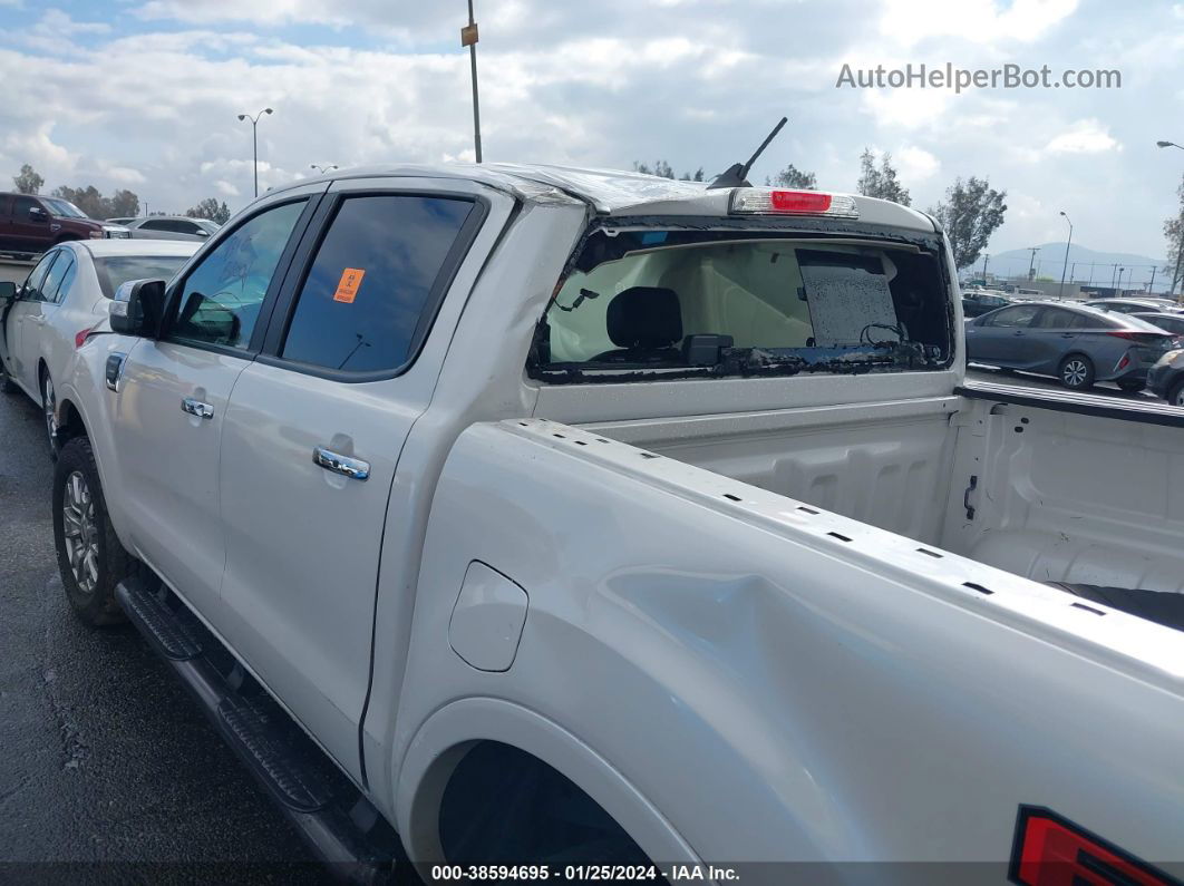 2020 Ford Ranger Lariat White vin: 1FTER4FH0LLA06996