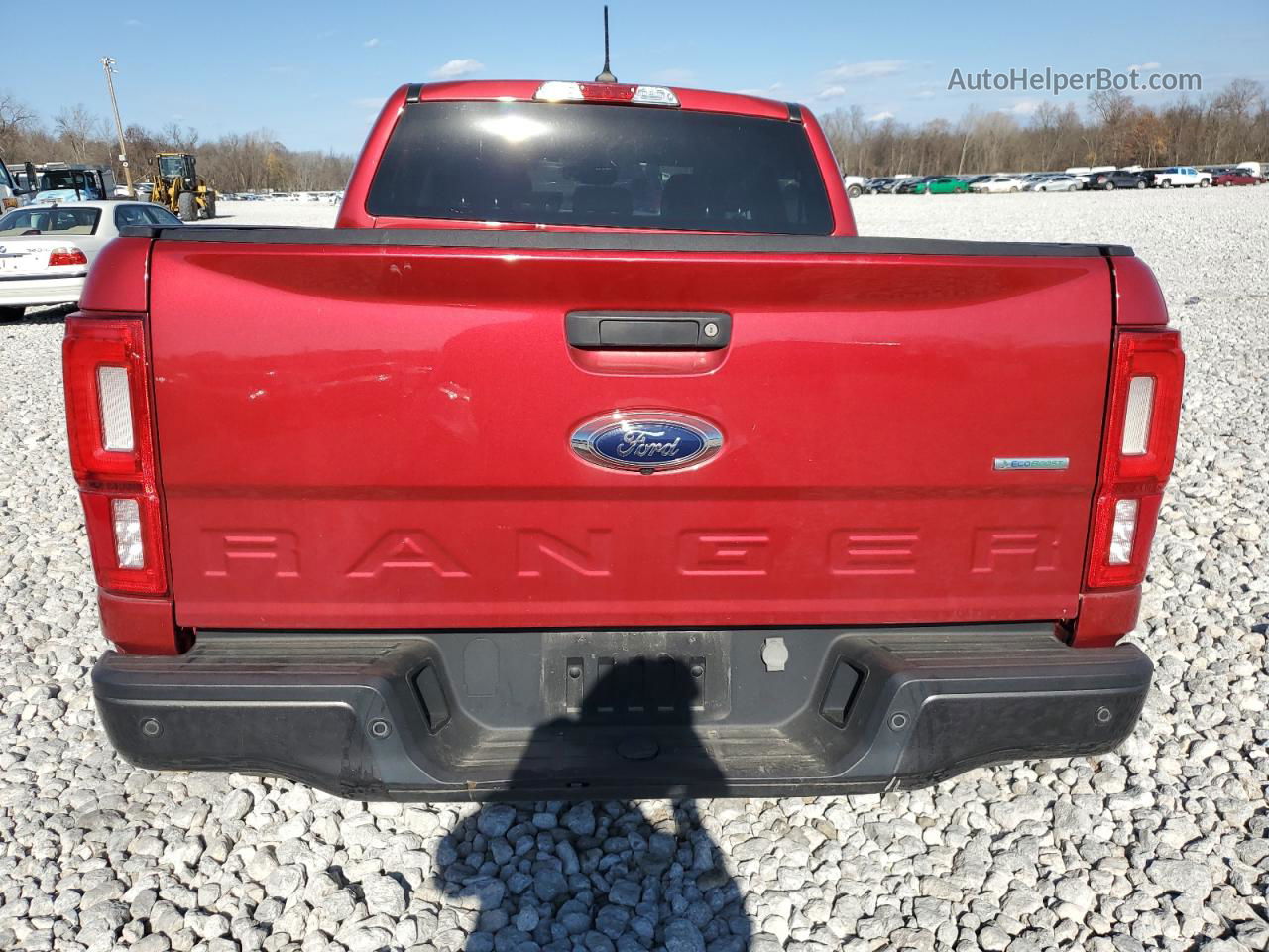 2020 Ford Ranger Xl Red vin: 1FTER4FH0LLA14340