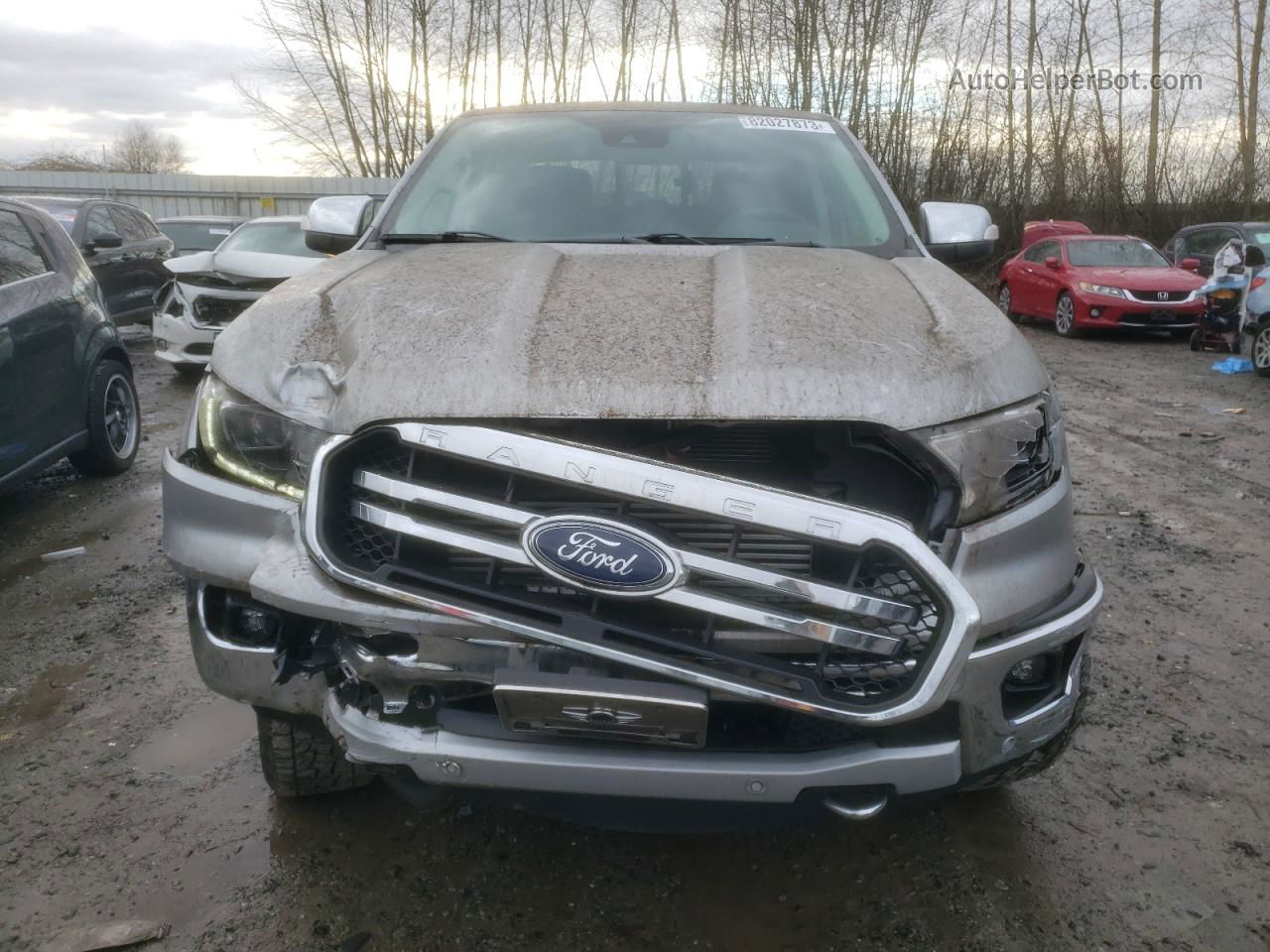 2020 Ford Ranger Xl Silver vin: 1FTER4FH0LLA25645