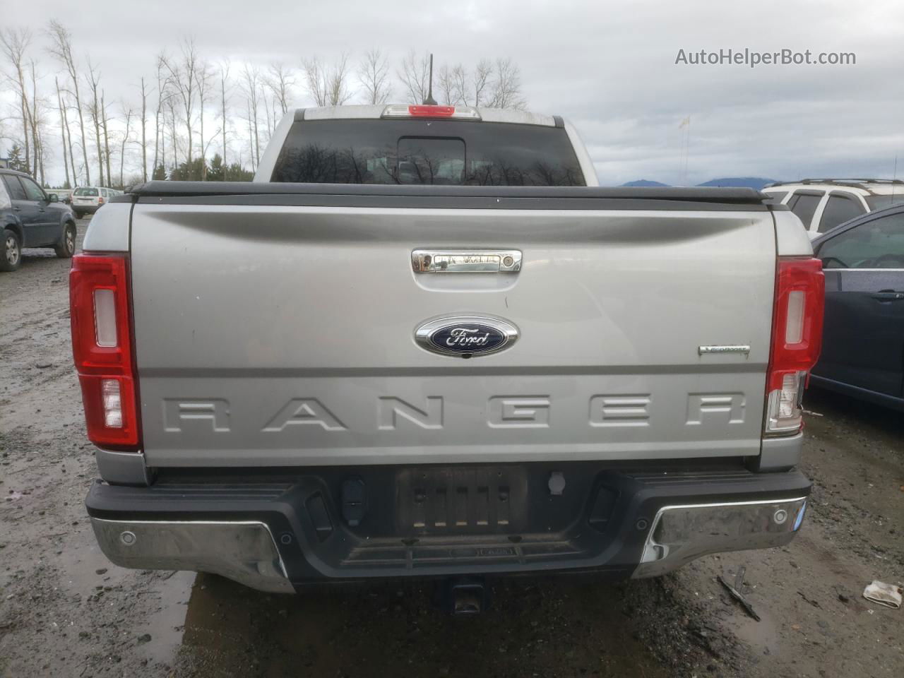 2020 Ford Ranger Xl Silver vin: 1FTER4FH0LLA25645