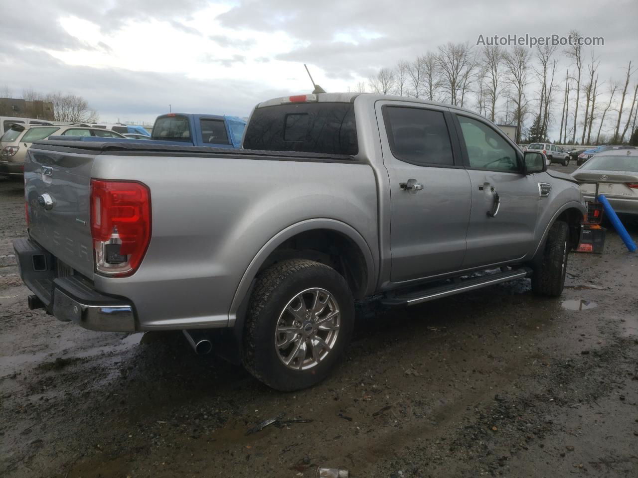 2020 Ford Ranger Xl Silver vin: 1FTER4FH0LLA25645