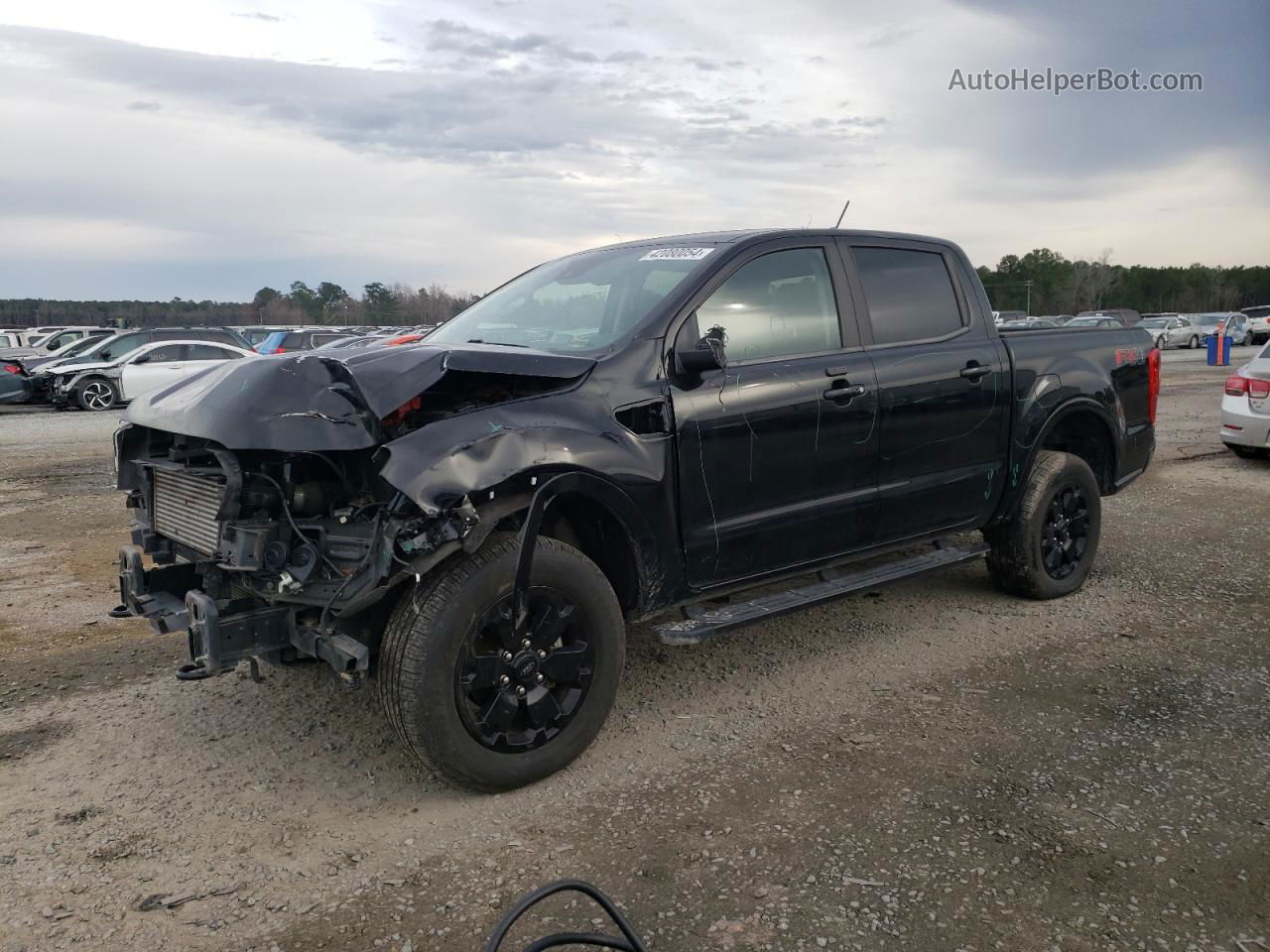 2020 Ford Ranger Xl Black vin: 1FTER4FH0LLA60346