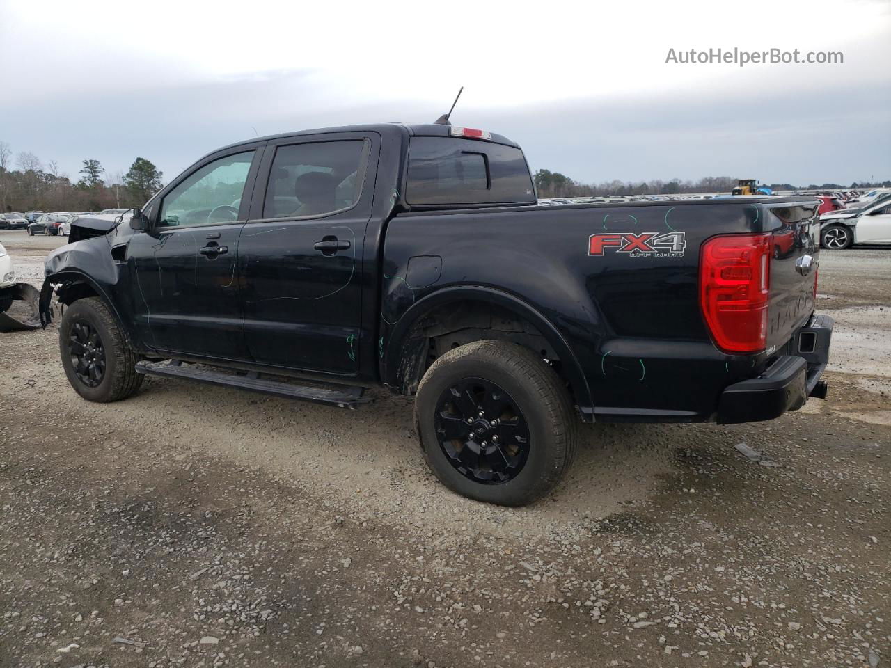 2020 Ford Ranger Xl Black vin: 1FTER4FH0LLA60346