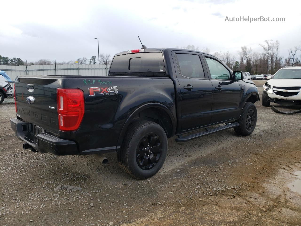 2020 Ford Ranger Xl Черный vin: 1FTER4FH0LLA60346