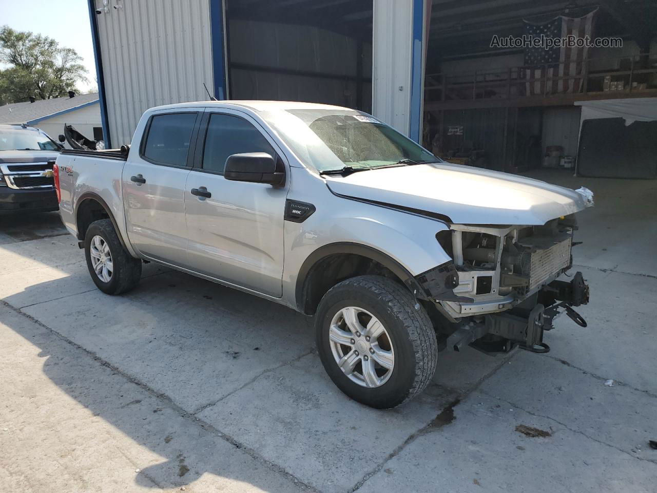 2020 Ford Ranger Xl Silver vin: 1FTER4FH0LLA62985