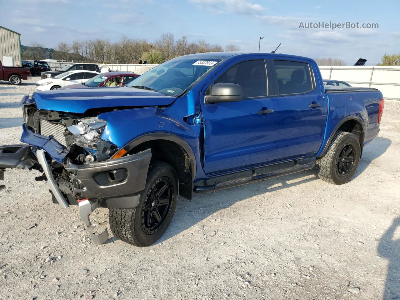 2020 Ford Ranger Xl Blue vin: 1FTER4FH0LLA82282