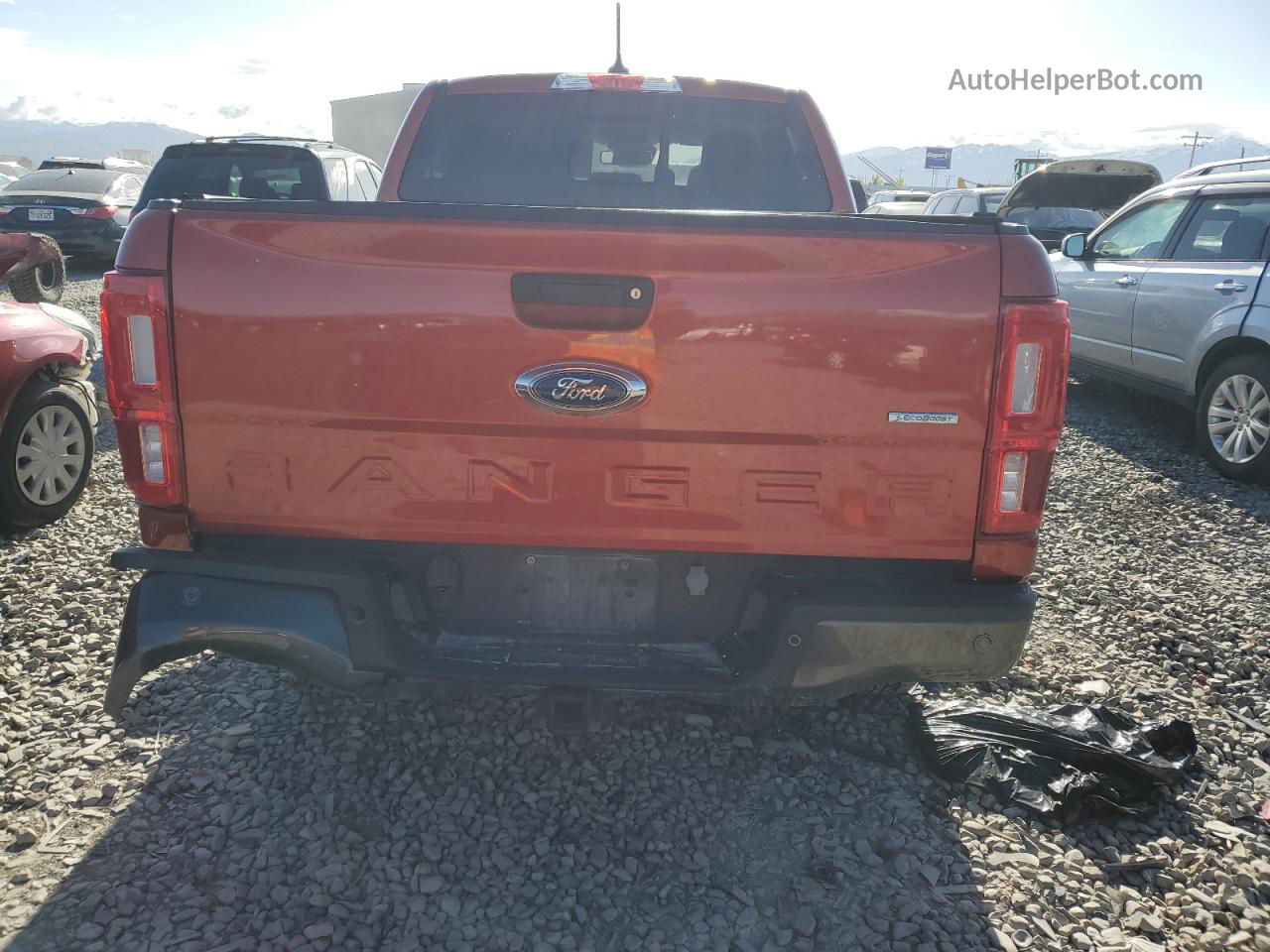 2019 Ford Ranger Xl Red vin: 1FTER4FH1KLA39276