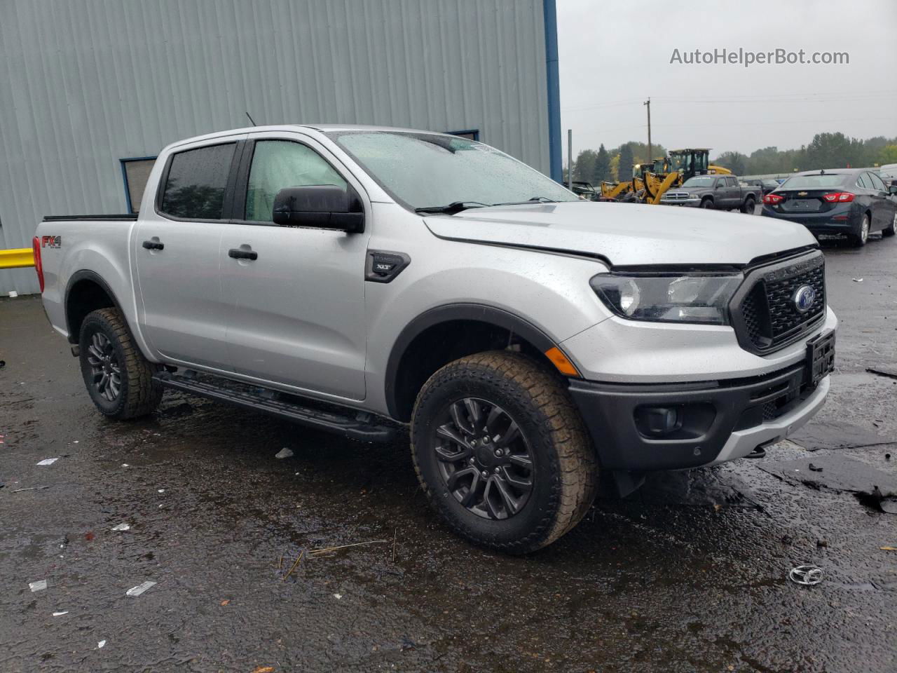 2019 Ford Ranger Xl Silver vin: 1FTER4FH1KLA83228