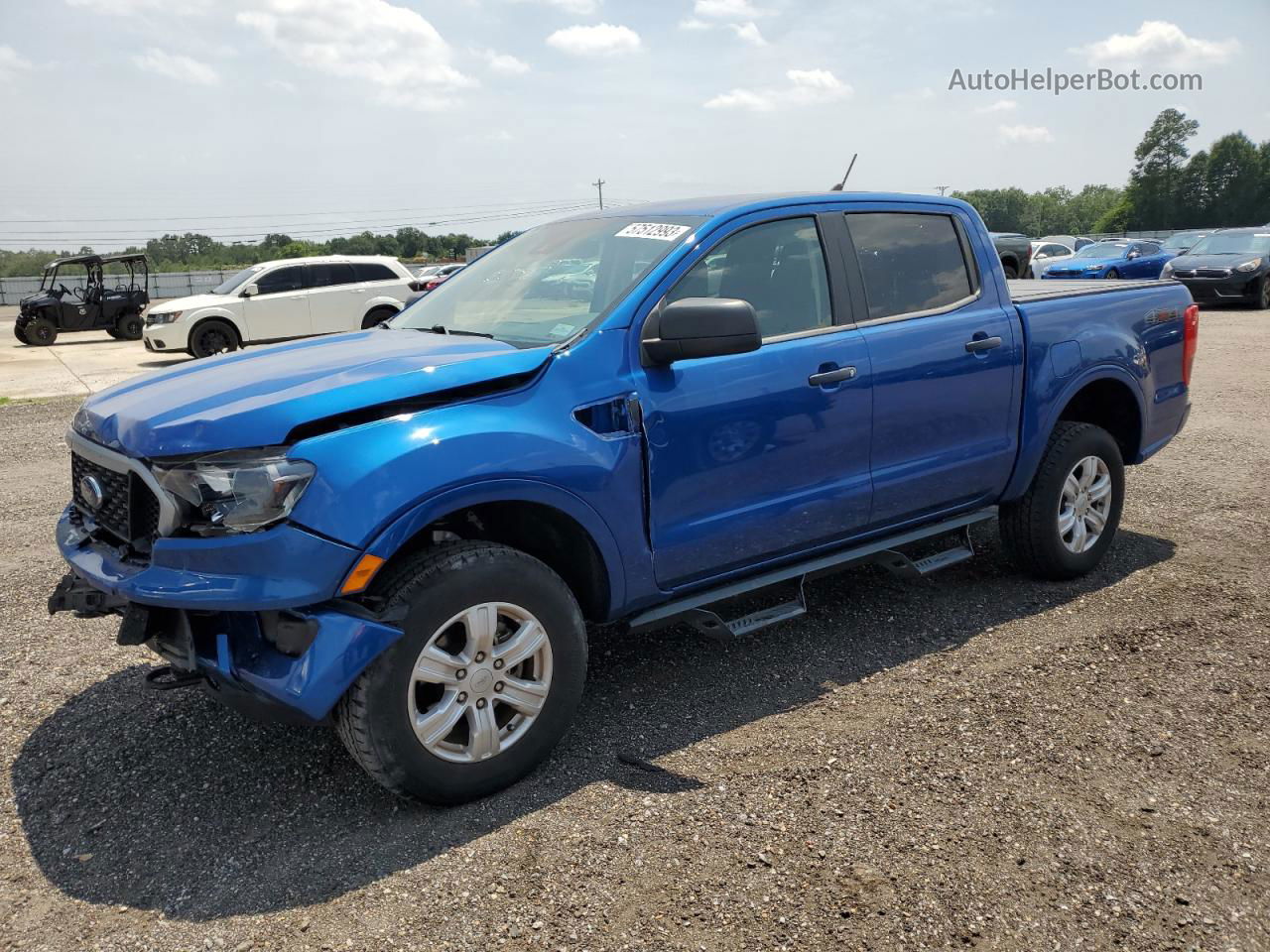 2019 Ford Ranger Xl Blue vin: 1FTER4FH1KLB00769