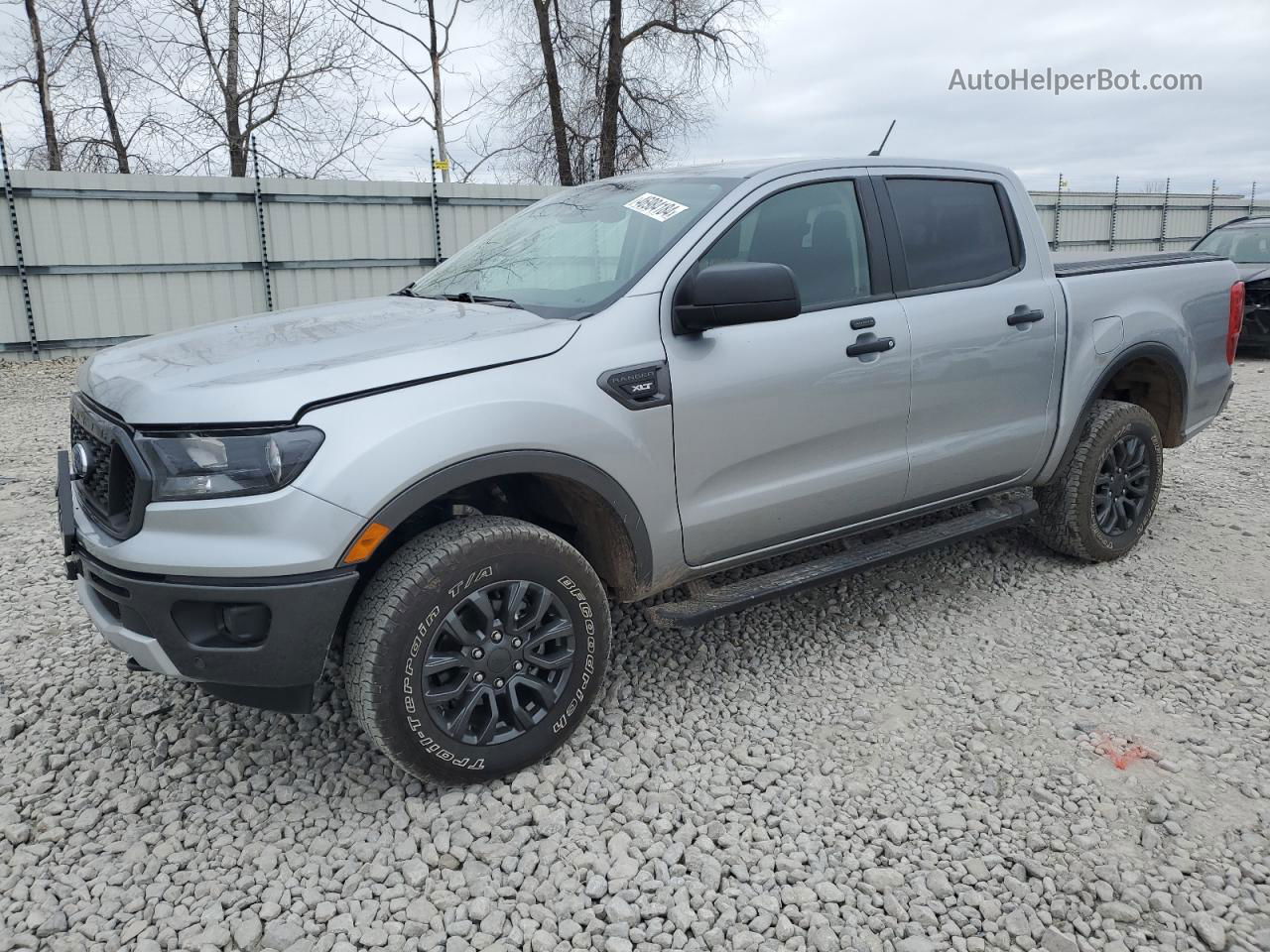 2020 Ford Ranger Xl Silver vin: 1FTER4FH1LLA11379