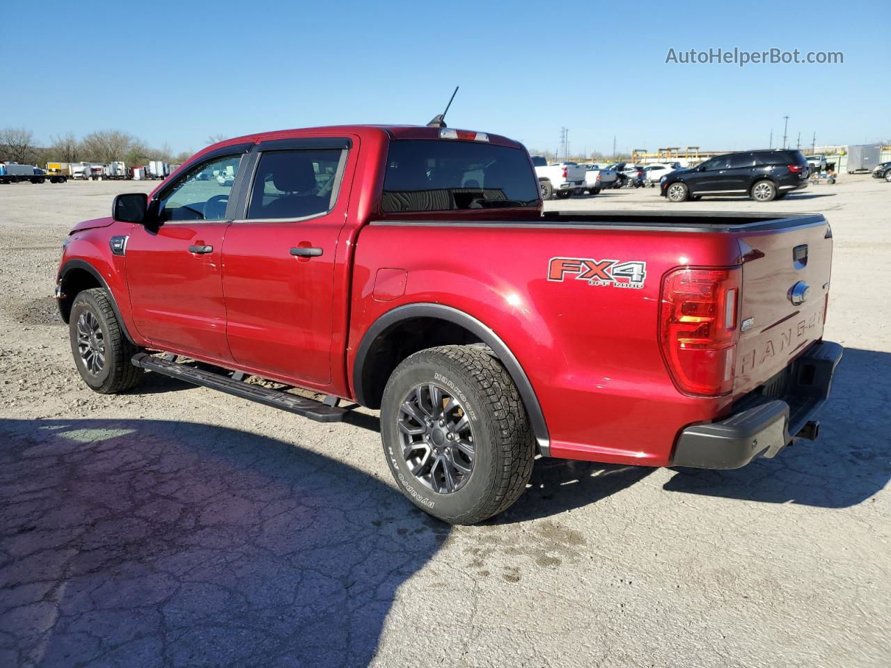 2020 Ford Ranger Xl Red vin: 1FTER4FH1LLA20390