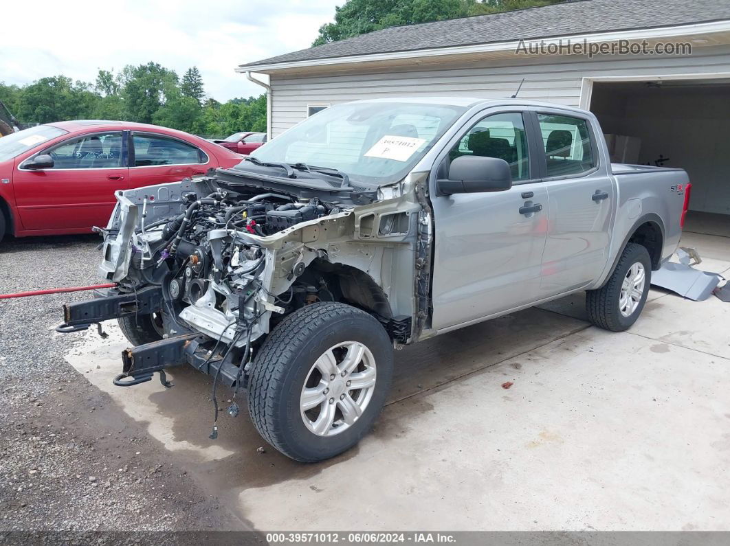 2020 Ford Ranger Xl Silver vin: 1FTER4FH1LLA44768