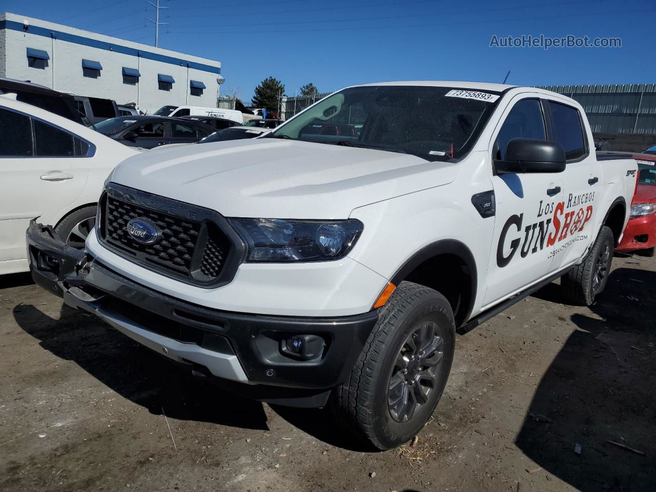 2020 Ford Ranger Xl Белый vin: 1FTER4FH1LLA98796