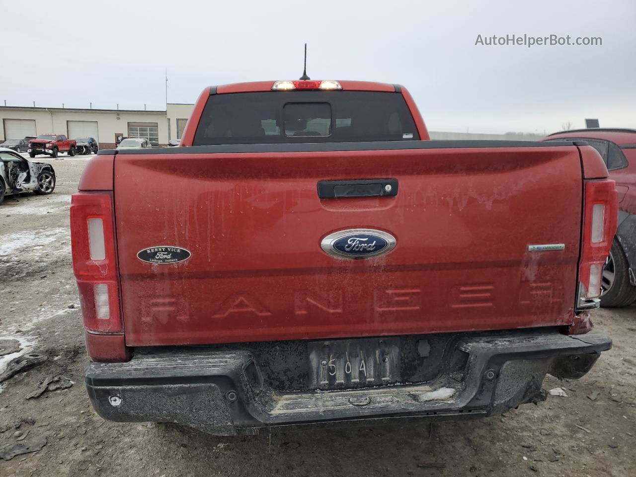 2019 Ford Ranger Xl Красный vin: 1FTER4FH2KLA00504