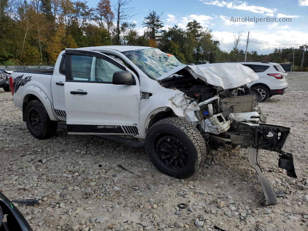 2019 Ford Ranger Xl White vin: 1FTER4FH2KLA16248