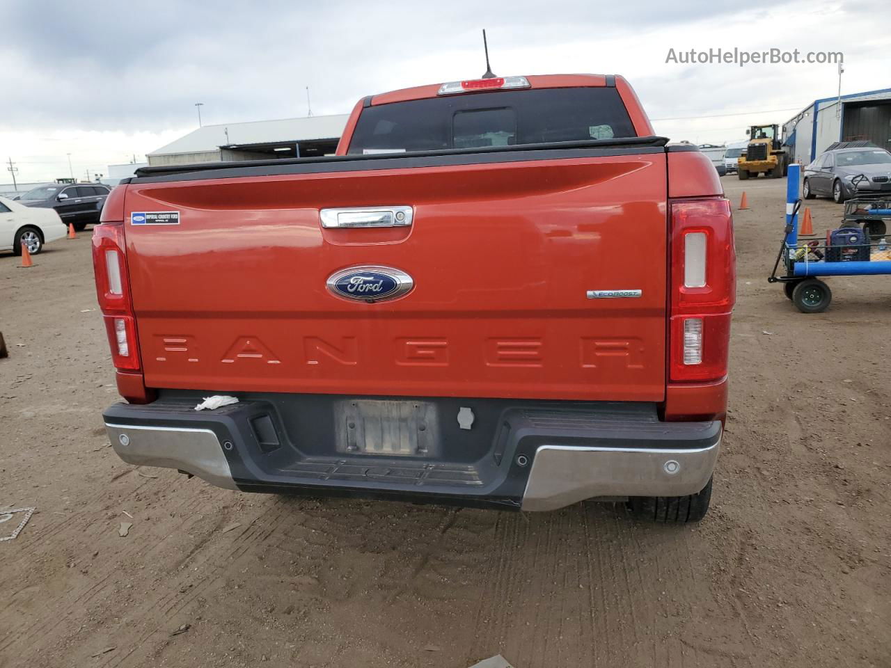 2019 Ford Ranger Xl Orange vin: 1FTER4FH2KLA34572