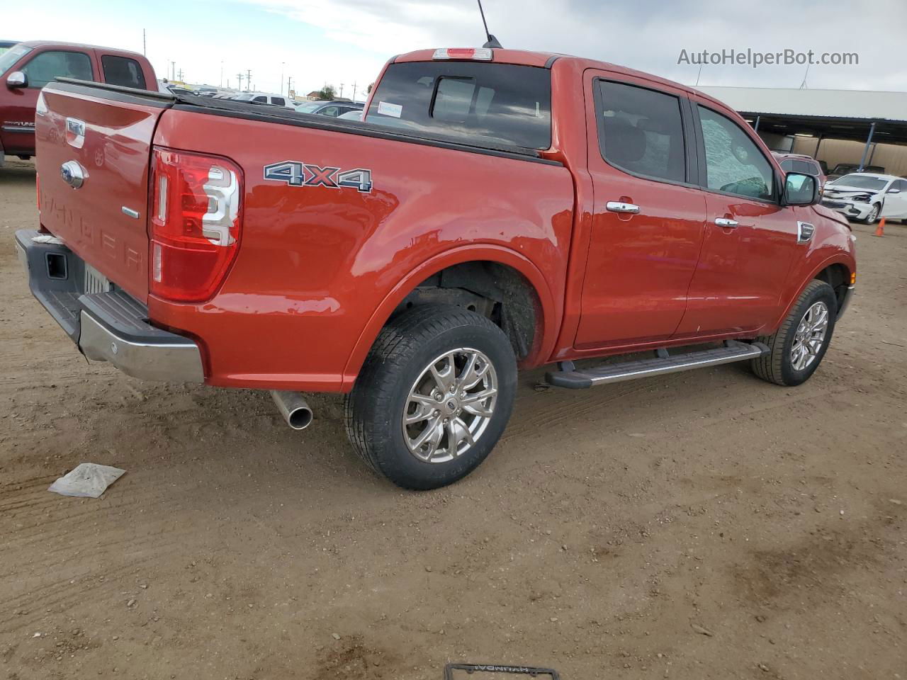 2019 Ford Ranger Xl Orange vin: 1FTER4FH2KLA34572