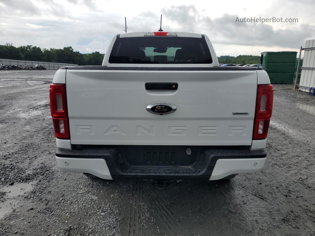 2019 Ford Ranger Xl White vin: 1FTER4FH2KLA43885