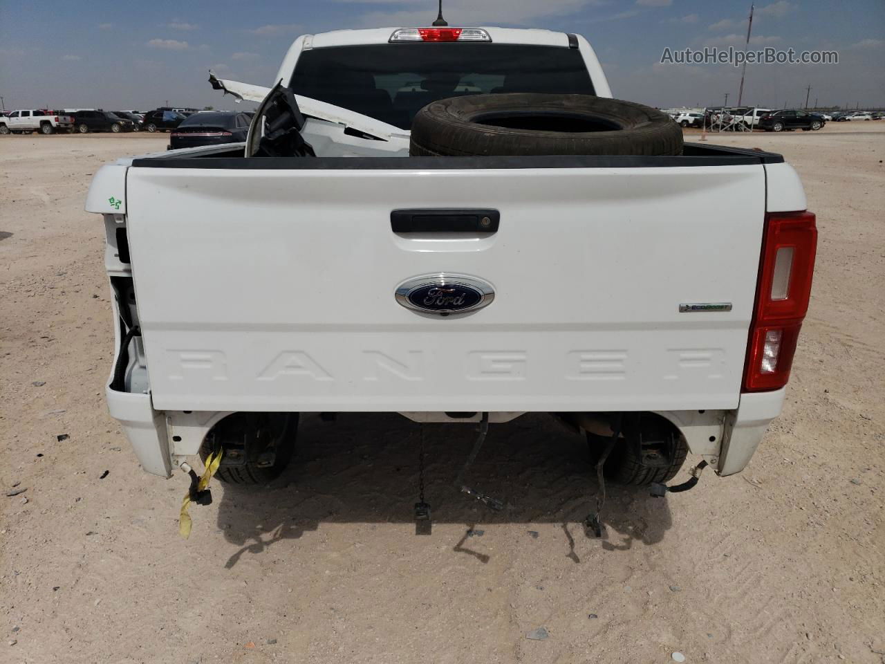 2020 Ford Ranger Xl White vin: 1FTER4FH2LLA10435