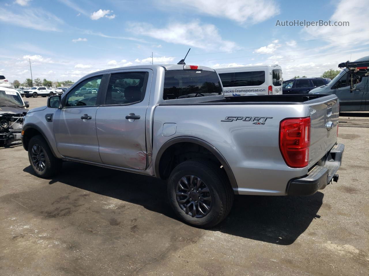 2020 Ford Ranger Xl Silver vin: 1FTER4FH2LLA19099