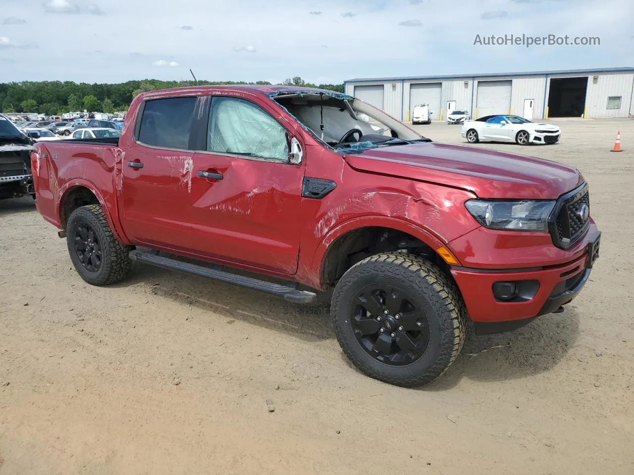 2020 Ford Ranger Xl Red vin: 1FTER4FH2LLA37473