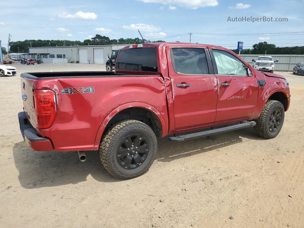 2020 Ford Ranger Xl Red vin: 1FTER4FH2LLA37473