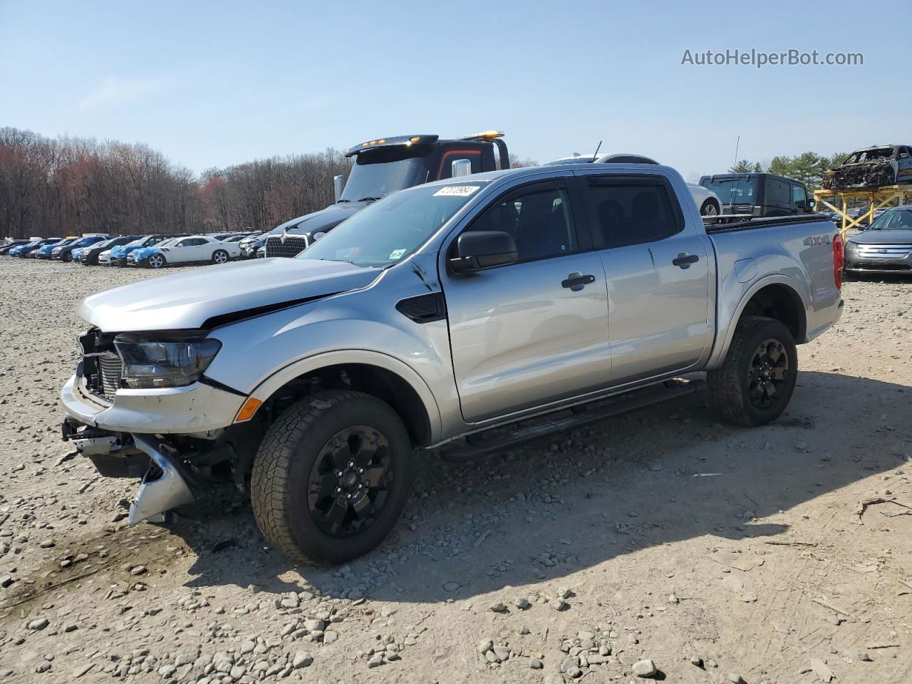 2020 Ford Ranger Xl Silver vin: 1FTER4FH2LLA72692