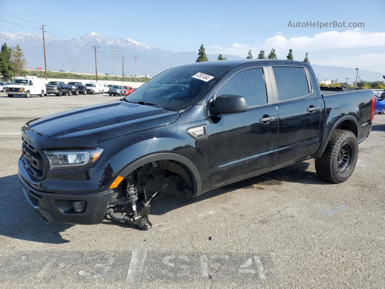 2020 Ford Ranger Xl Черный vin: 1FTER4FH2LLA88892