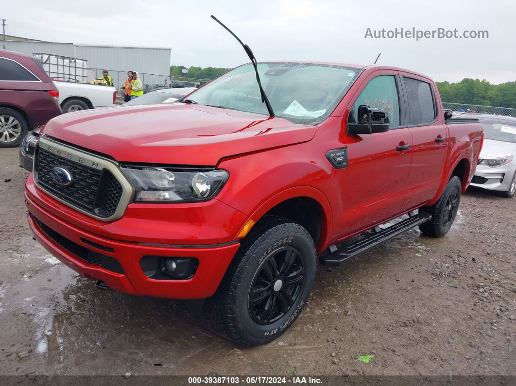 2020 Ford Ranger Xlt Red vin: 1FTER4FH2LLA92845