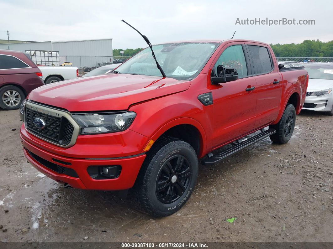 2020 Ford Ranger Xlt Red vin: 1FTER4FH2LLA92845