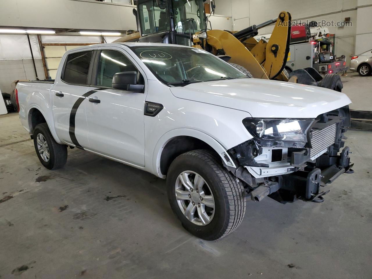 2020 Ford Ranger Xl White vin: 1FTER4FH2LLA95454