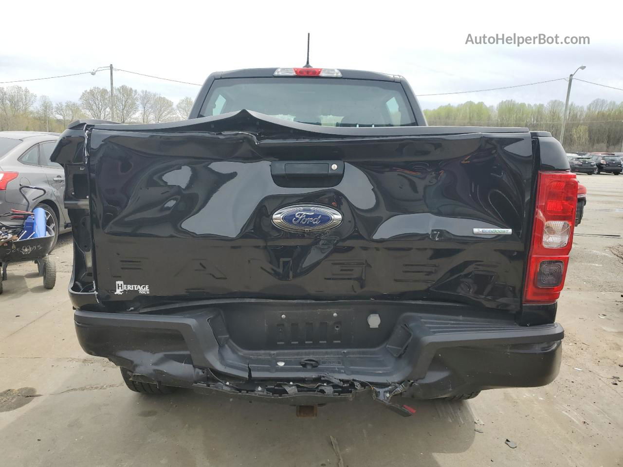 2019 Ford Ranger Xl Black vin: 1FTER4FH3KLA17215