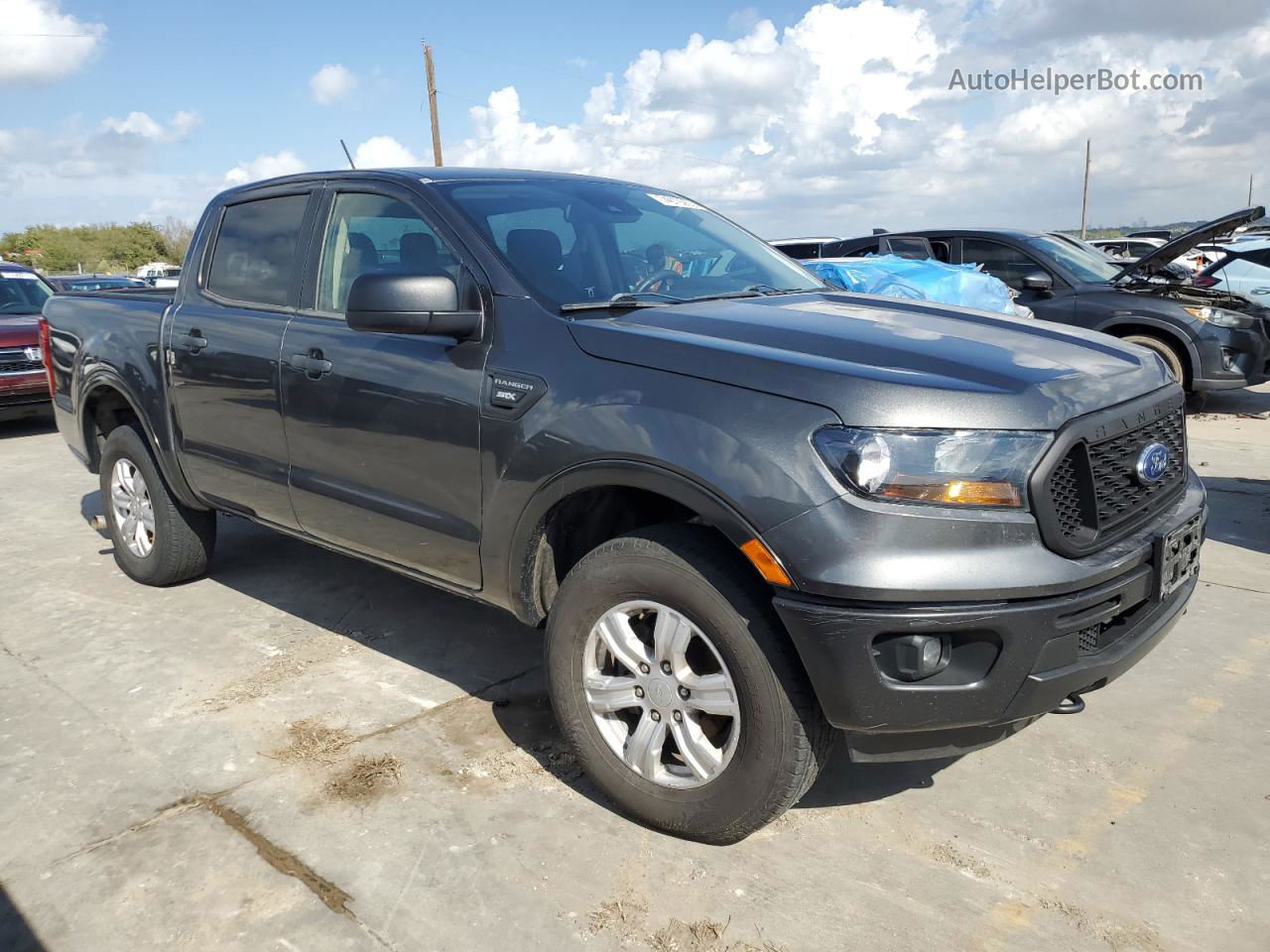 2019 Ford Ranger Xl Gray vin: 1FTER4FH3KLA17604