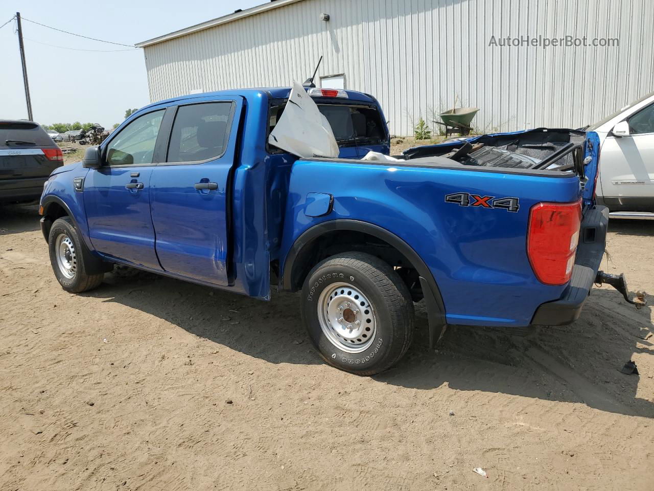 2019 Ford Ranger Xl Blue vin: 1FTER4FH3KLA24486