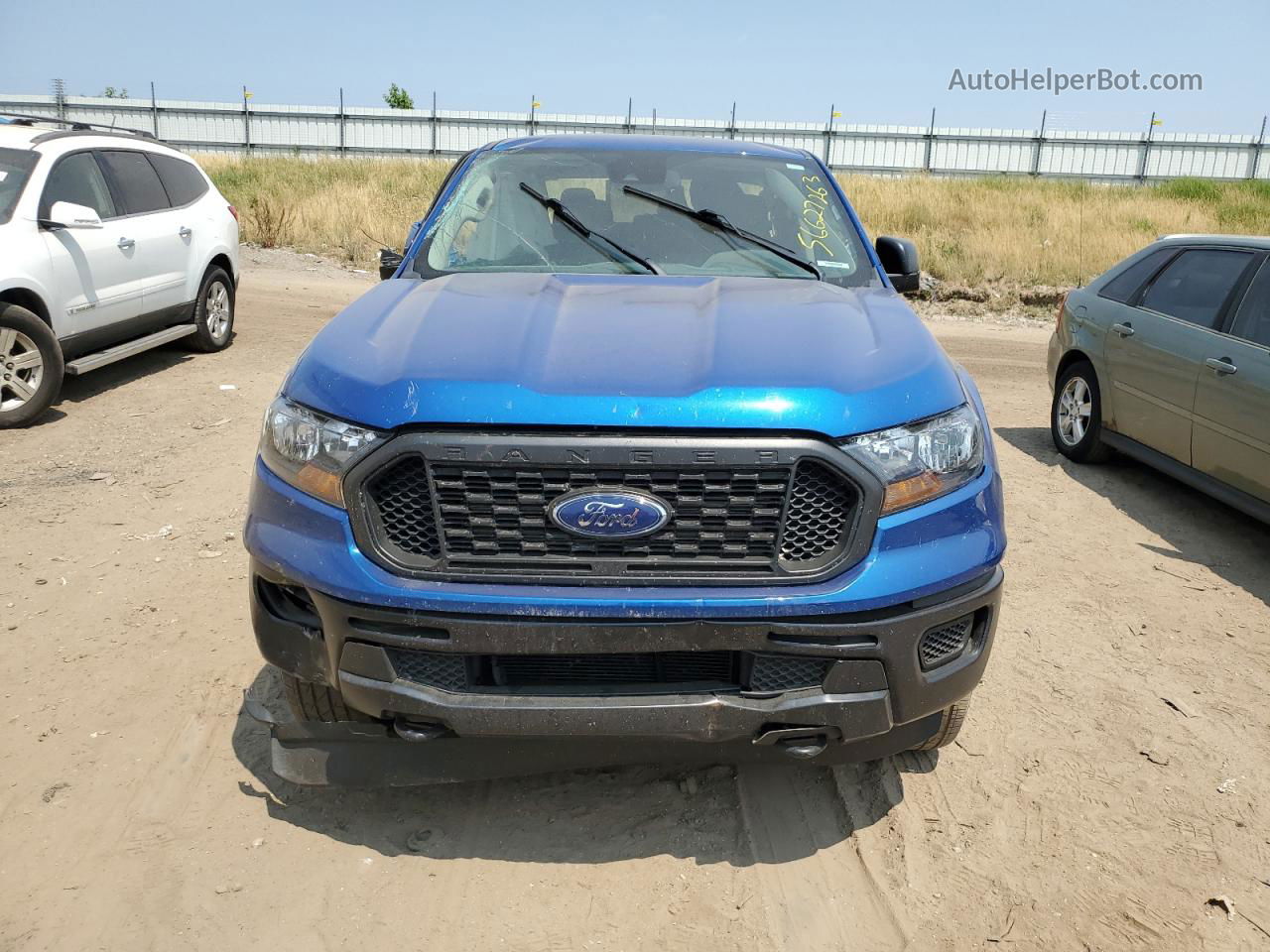 2019 Ford Ranger Xl Blue vin: 1FTER4FH3KLA24486